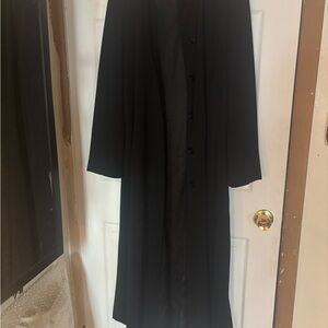 Hilary Radley Vintage Black Long Coat (goth)